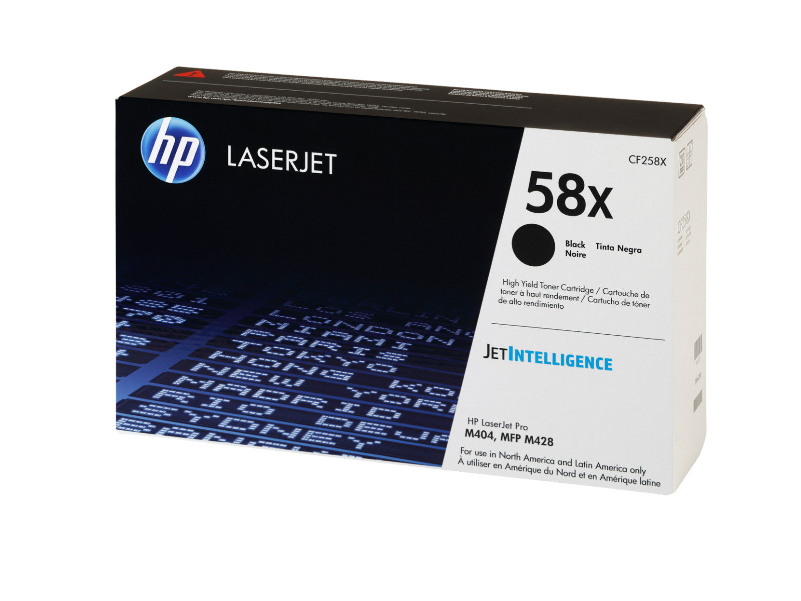 HP 58X (CF258X) High Yield Black Toner Cartridge LaserJet Pro M404 M428 Genuine