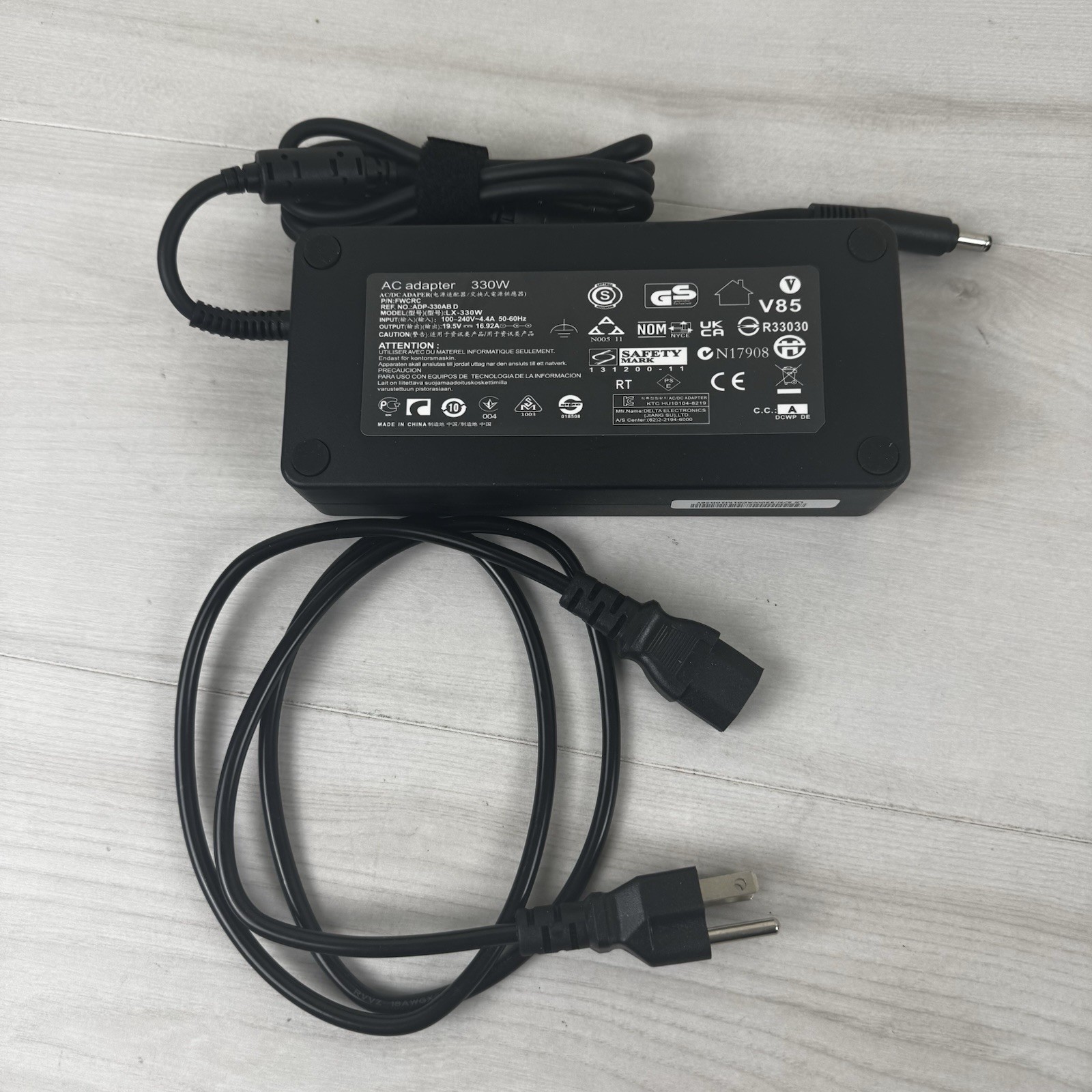 330W 280W ADP-330GB D Gaming Laptop Charger Compatible with MSI Raider T35-6