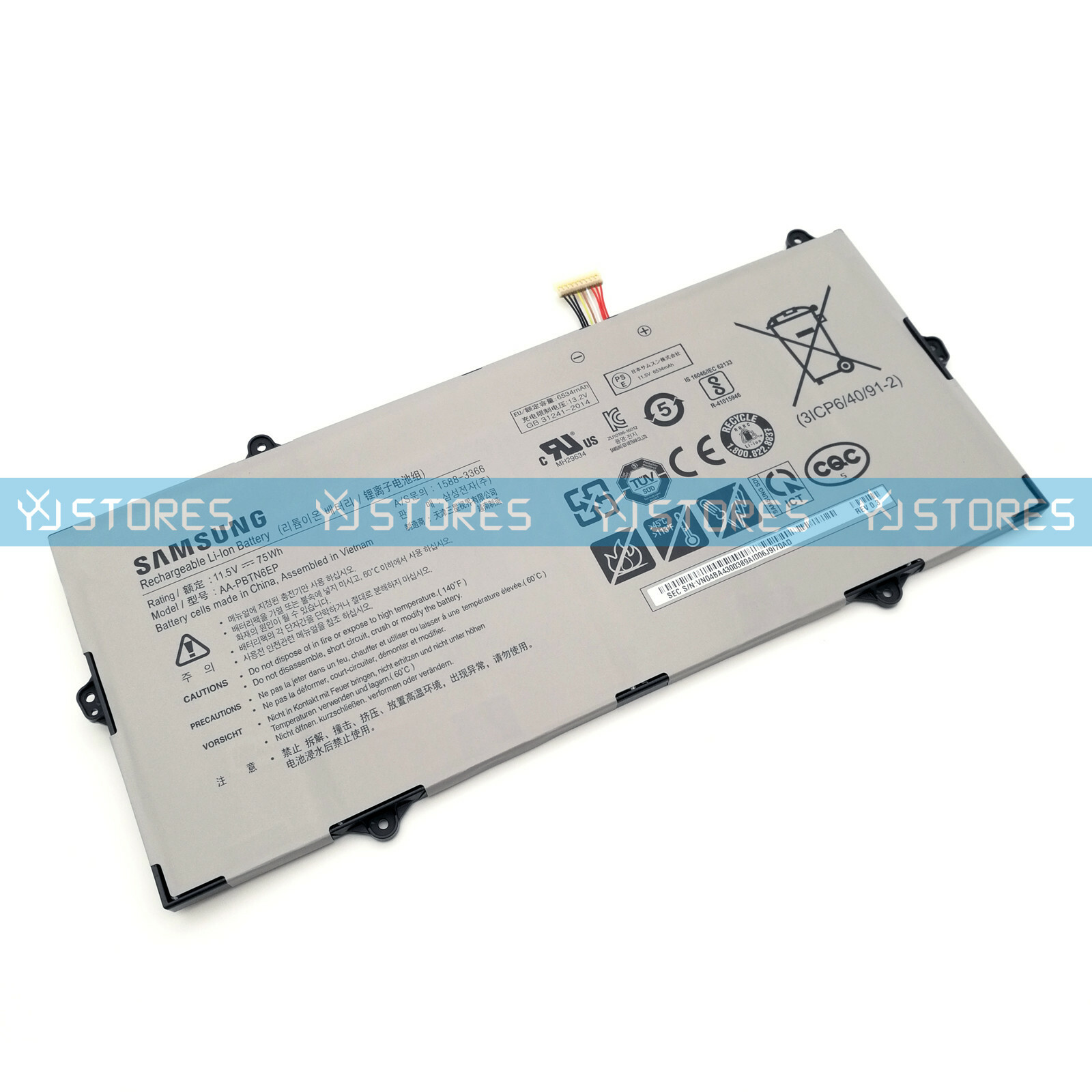Genuine AA-PBTN6EP Battery for Samsung Notebook 9 NP900X5T 900X3T 900X5T-X01 OEM