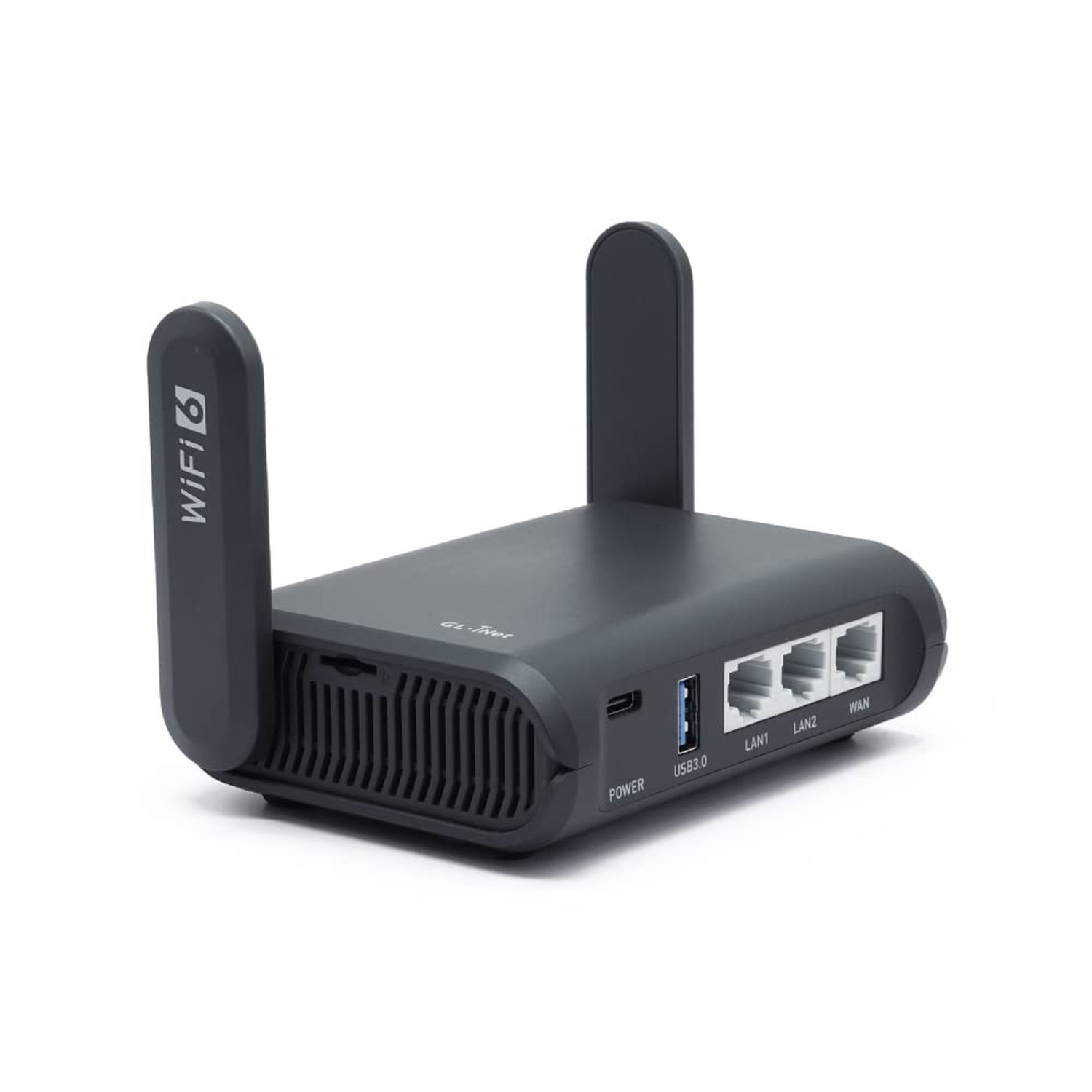 GL.iNet GL-AXT1800(Slate AX) Portable Gigabit Travel Router, Pocket-Sized, Wi...