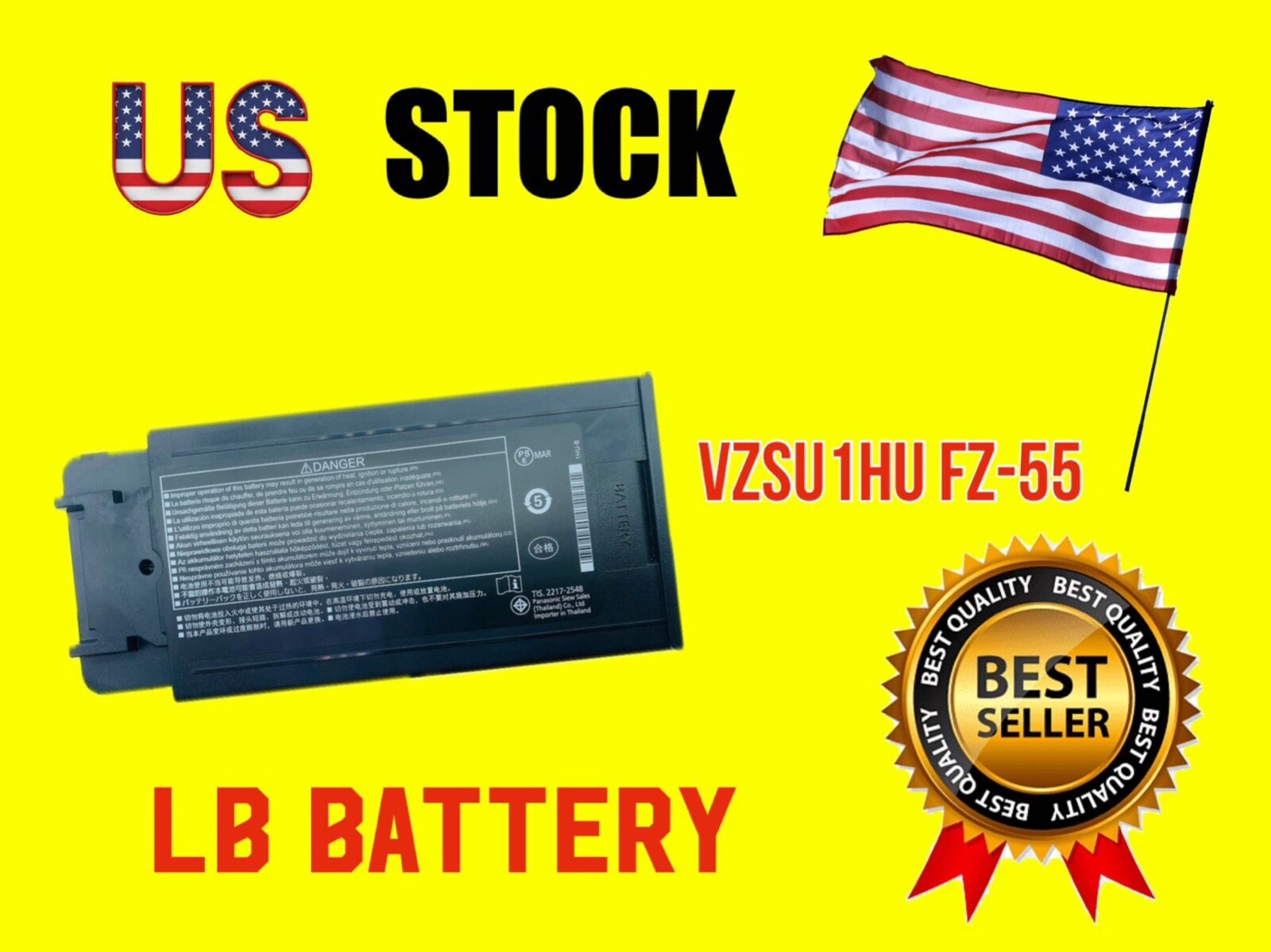 Genuine TOUGHBOOK 55 FZ-55 FZ-VZSU1HU BATTERY PANASONIC FZ-55 MK1 MK2 FZVZSU1HU