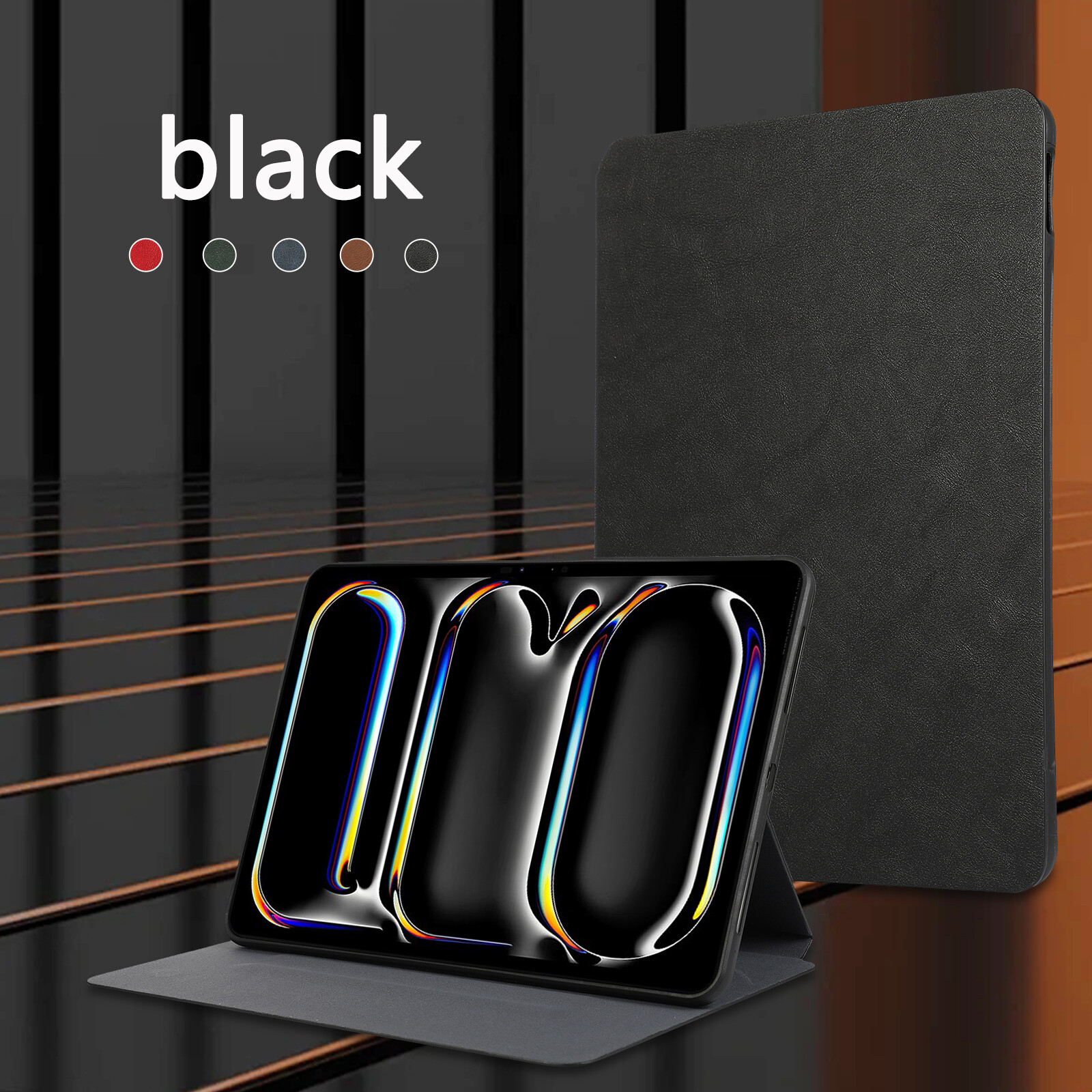 Business Travel Case For iPad 10th Gen 10.9 & 11th Gen A16 PU Leather Flip Stand