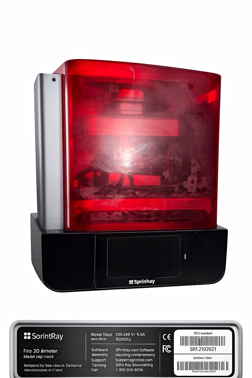 SprintRay Pro 3D Printer DLP Dental Resin 50x50x100mm 50 Micron USB