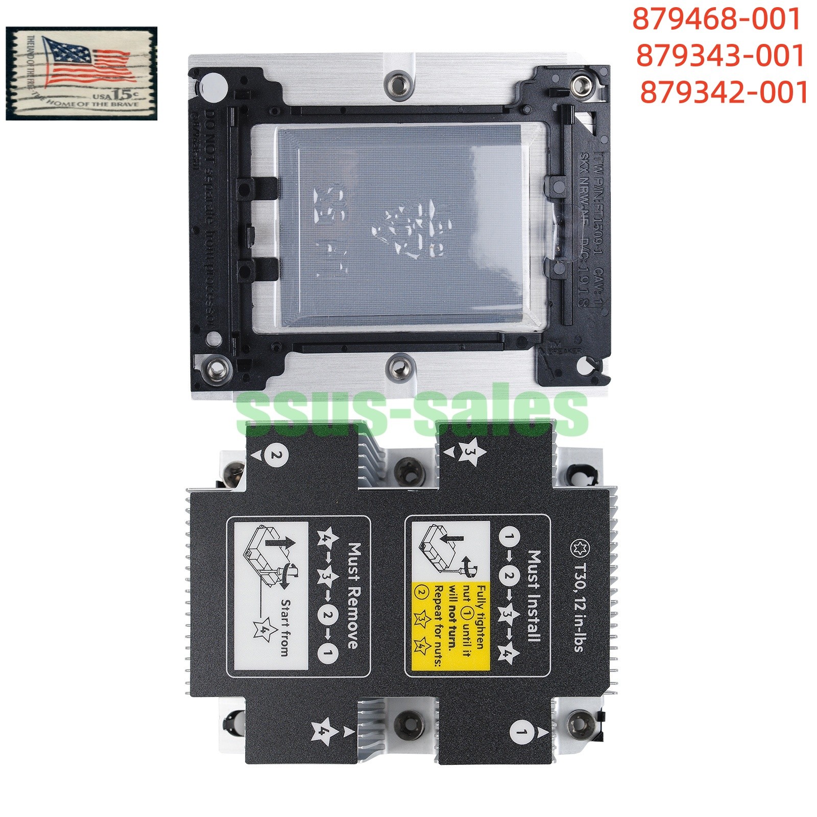 Heat Sink for HP ProLiant ML350 G10 LGA 3647 879468-001 879343-001 879342-001