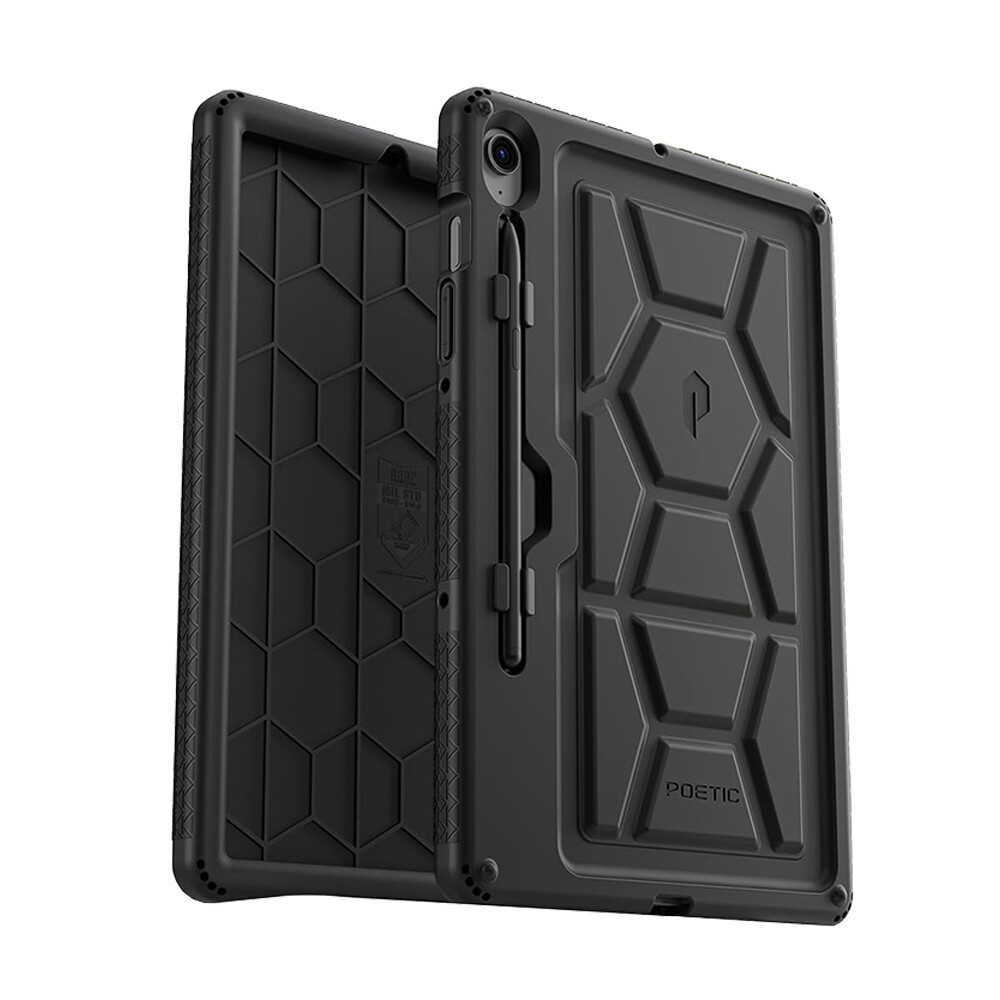 Poetic For Galaxy Tab S10 LITE /S10 FE / S9 FE Case Kids Friendly Silicone Black