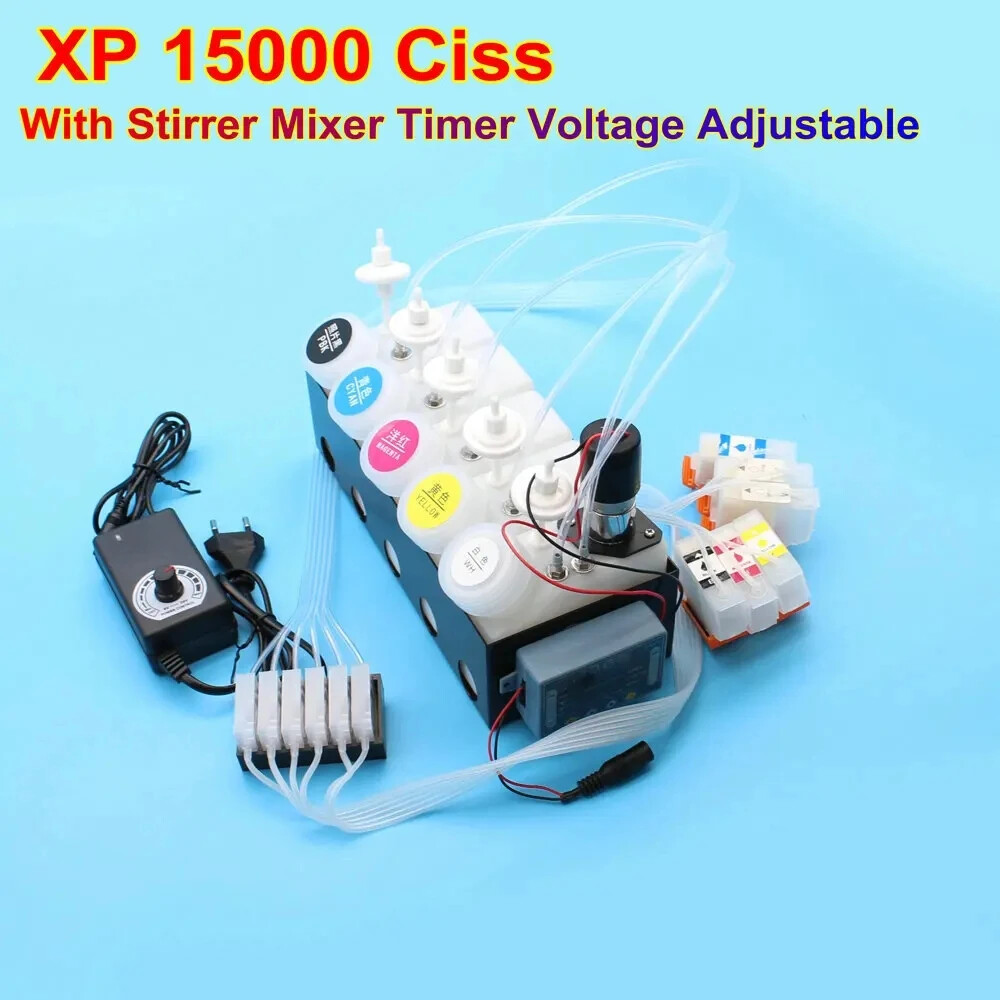 XP-15000 DTF DTG CISS White Ink Tank With Adjust Speed Power Stirrer Mixer