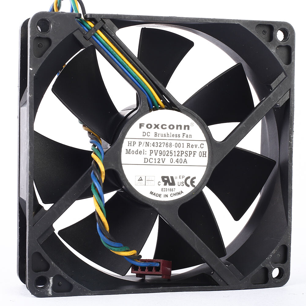 1pcs FOXCONN PV902512PSPF 12V 0.40A 4-pin fan server inverter cooling fan 9025