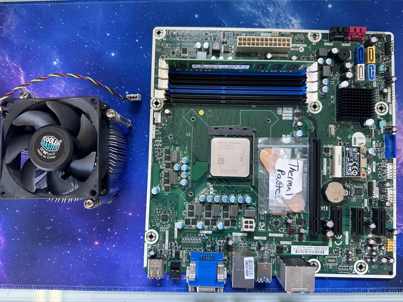 HP MS-7906 Ver 1.0 w/ AMD A8-7600 CPU 8GB DDR3 Ram + Win 10 Key