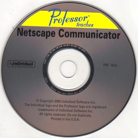Professor Teaches Netscape Communicator (CD, 2000) for Windows -NEW CD in SLEEVE