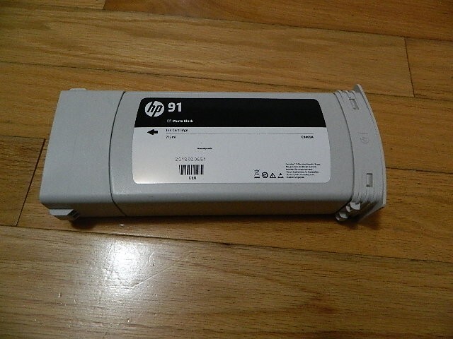 2019 GENUINE HP #91 Matte Black 775ml Cartridge C9464A DESIGNJET Z6100 NEW