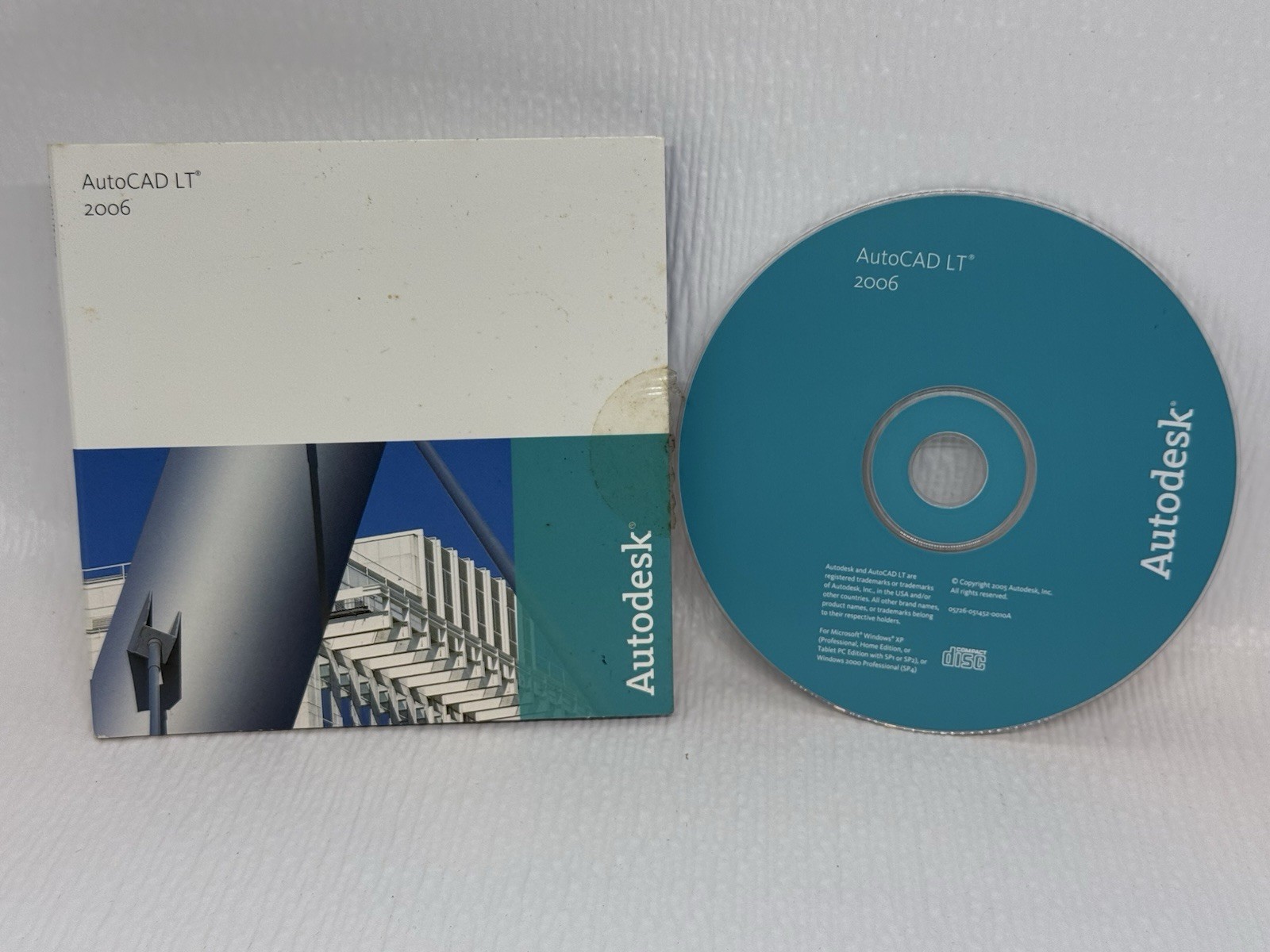 Autodesk Autocad LT 2006 CD - Disk Only - NO Serial Number