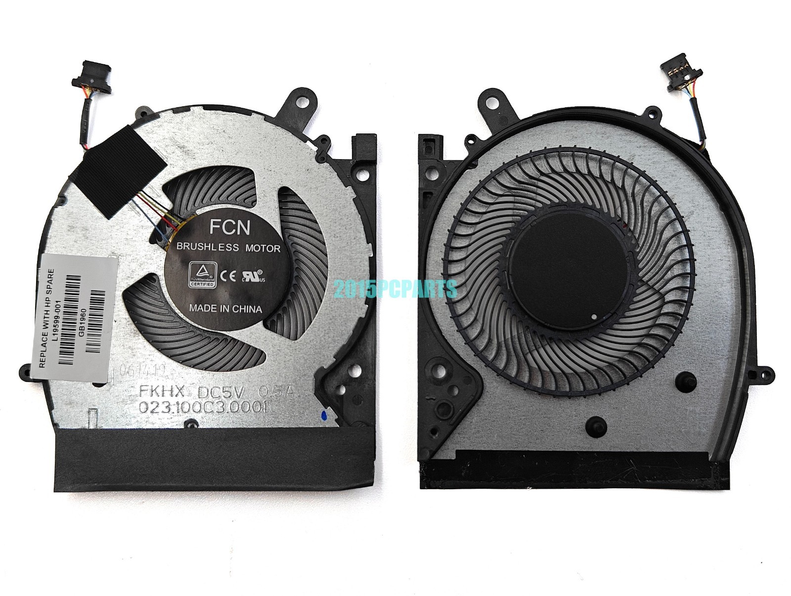 New HP Envy X360 13-AG CPU Cooling Fan L19599-001 L23528-001 DFS200005AV0T