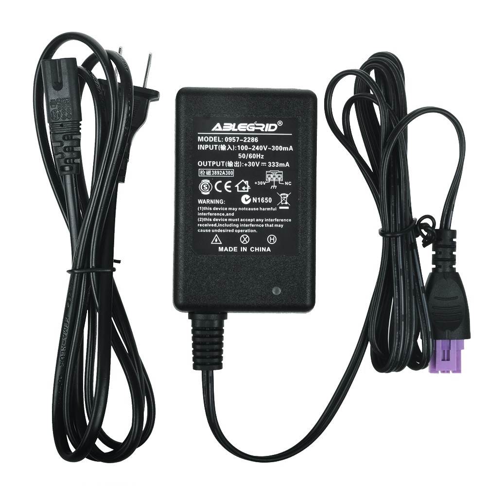 30V 333mA AC Power Adapter Charger For HP 0957-2398 0957-2286 Deskjet Printer