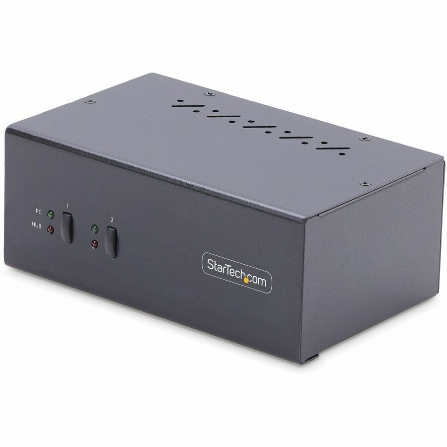 StarTech 2-Port Dual-Monitor DisplayPort KVM Switch, 4K 60Hz P2DD46A2-KVM-SWITCH