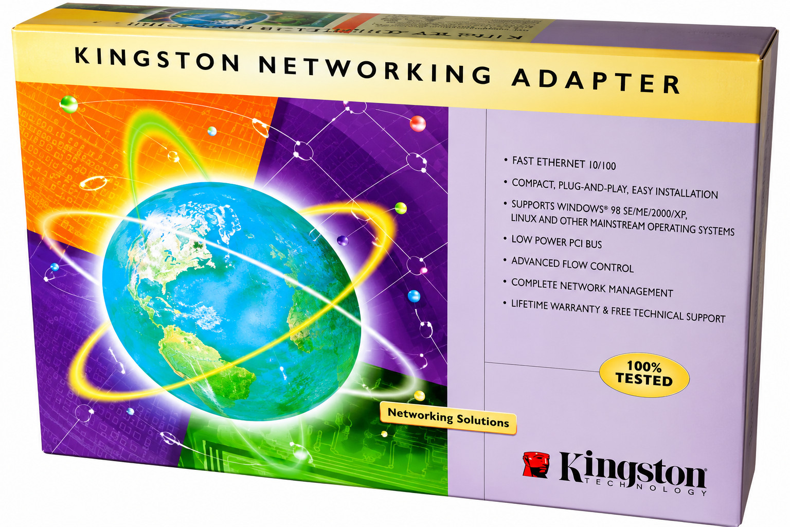 NEW Kingston KNE20T RJ45 ISA Ethernet Adapter Networking Card (ISA Interface)