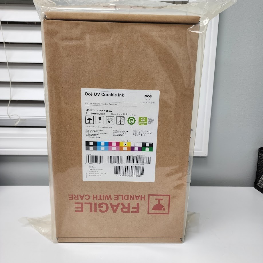 Oce 3010112203 OCE IJC257 UV INK  Yellow 2L Ink Exp 2019