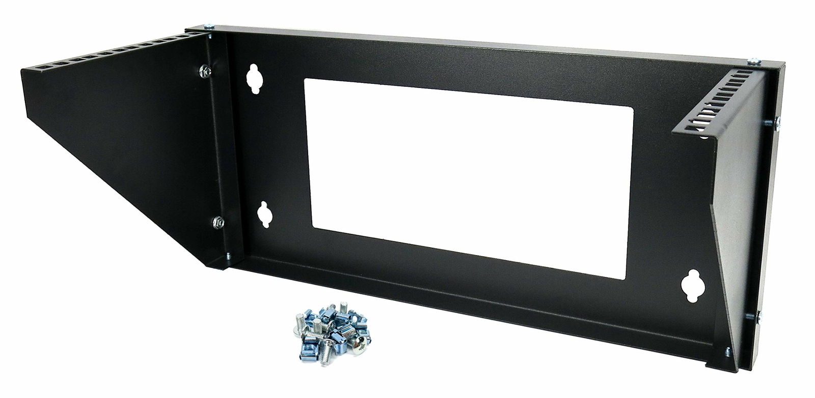 CNAweb 4U Folding 19-Inch Wall Mountable Vertical Network Rack and Server Rack