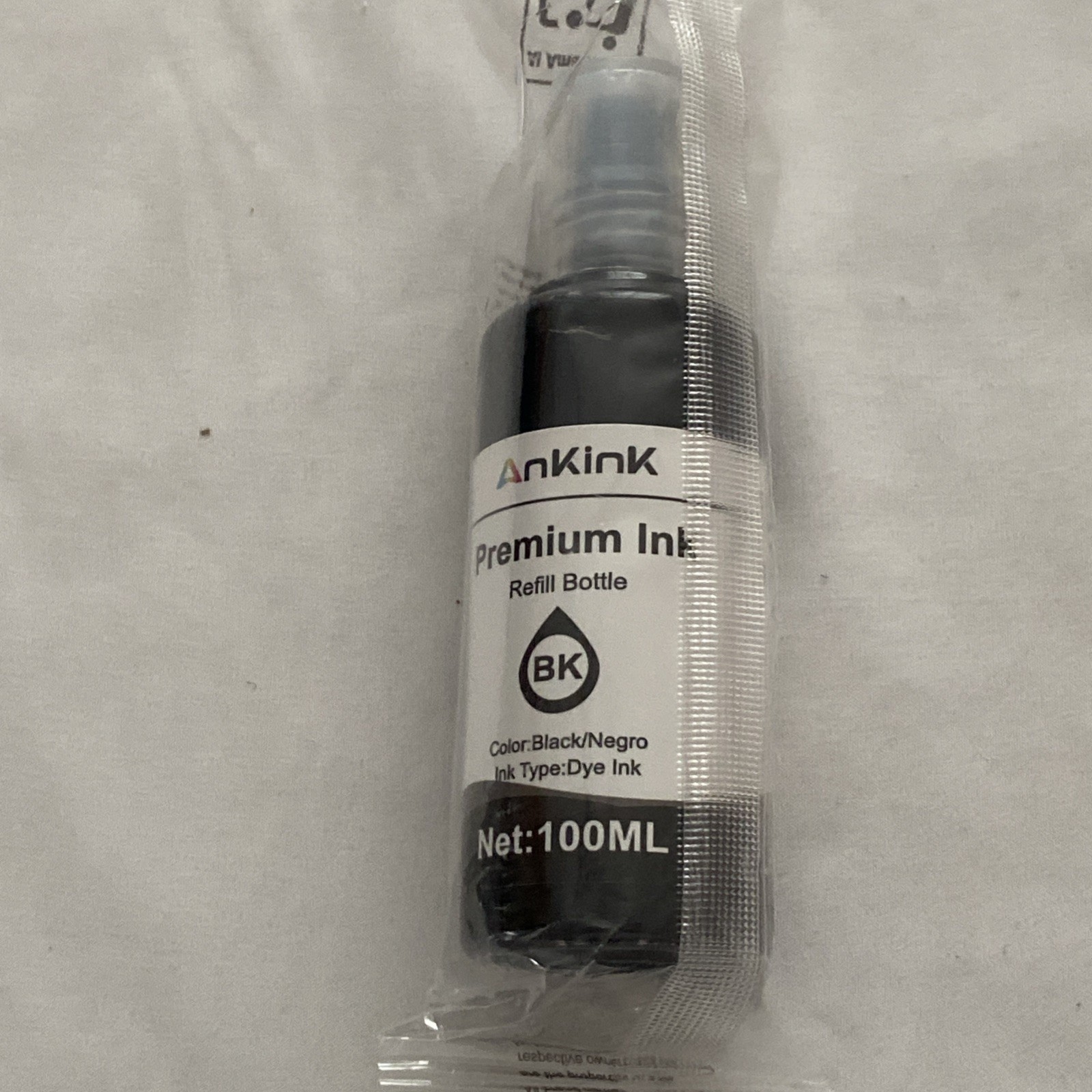 Premium Black Bulk Dye Refill Ink 100ml for EPSON