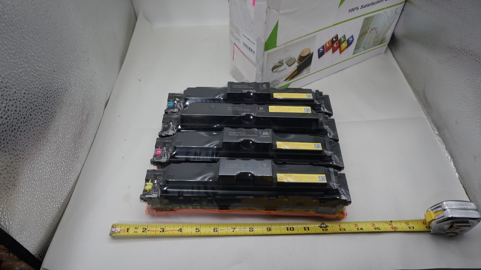 069 069H Toner Cartridge Set High Capacity 4-Pack Compatible for Canon 069H 069