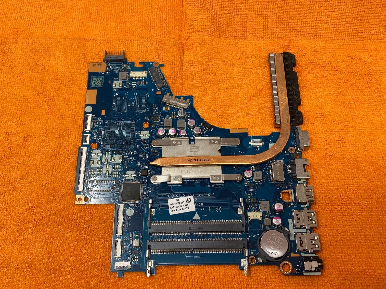 OEM HP 255 G6 MOTHERBOARD AMD A6-9220 2.5GHz DDR4 RAM LA-E841P 926268-601