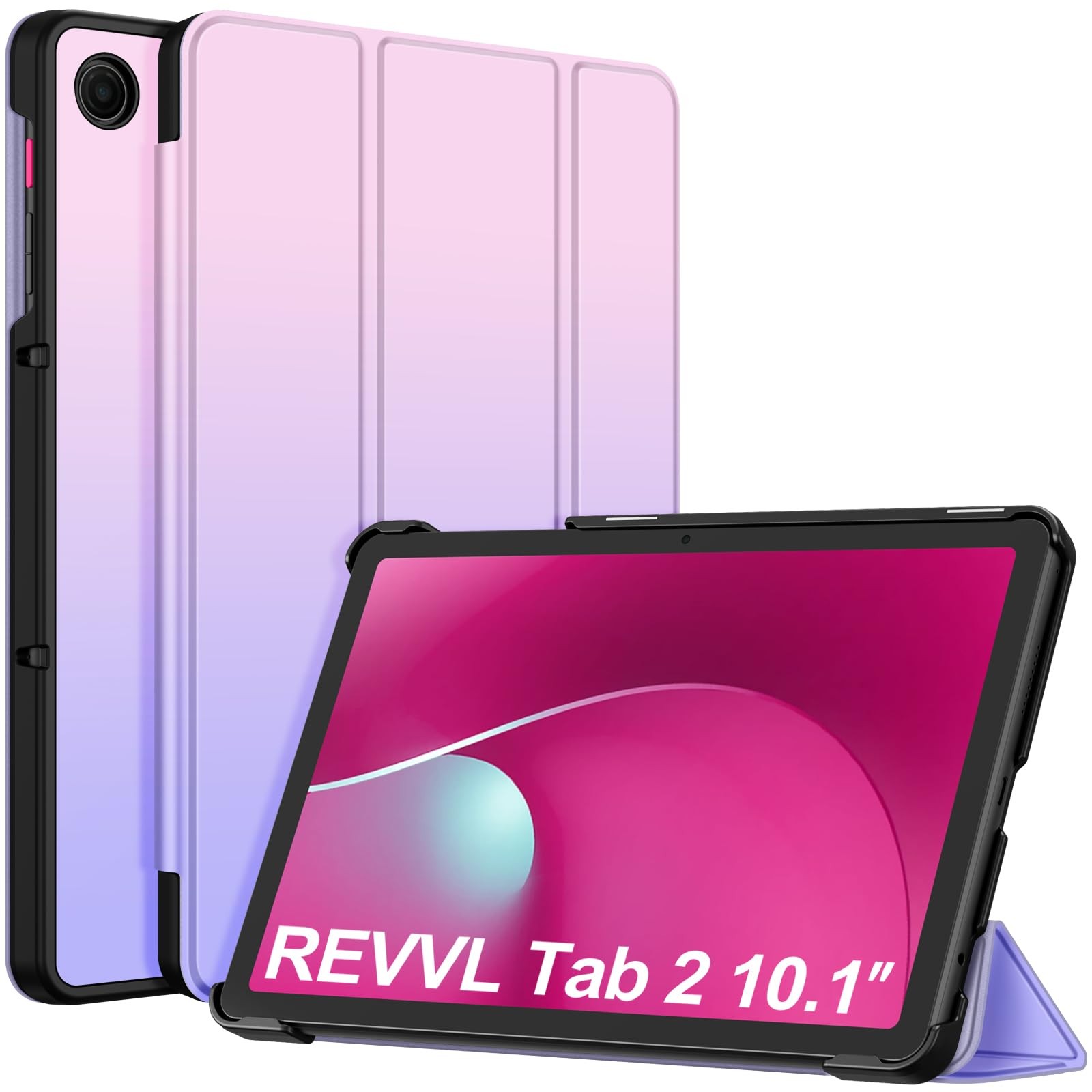 Case for T-Mobile Revvl Tab 2 2025 Tablet 10.1 Inch - Premium PU Leather Slim...
