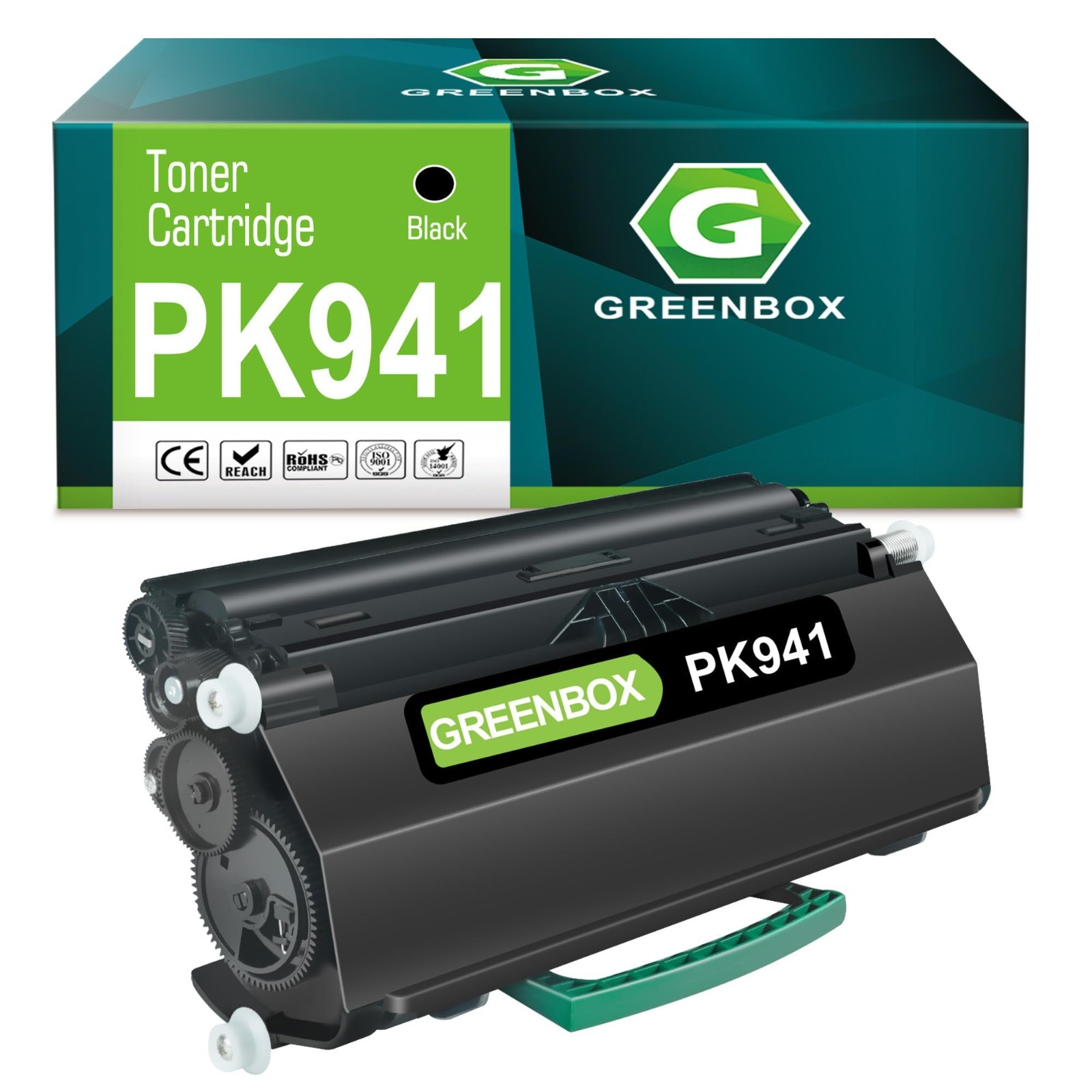 GREENBOX Compatible 2330DN Black Toner Cartridge Replacement for Dell PK941
