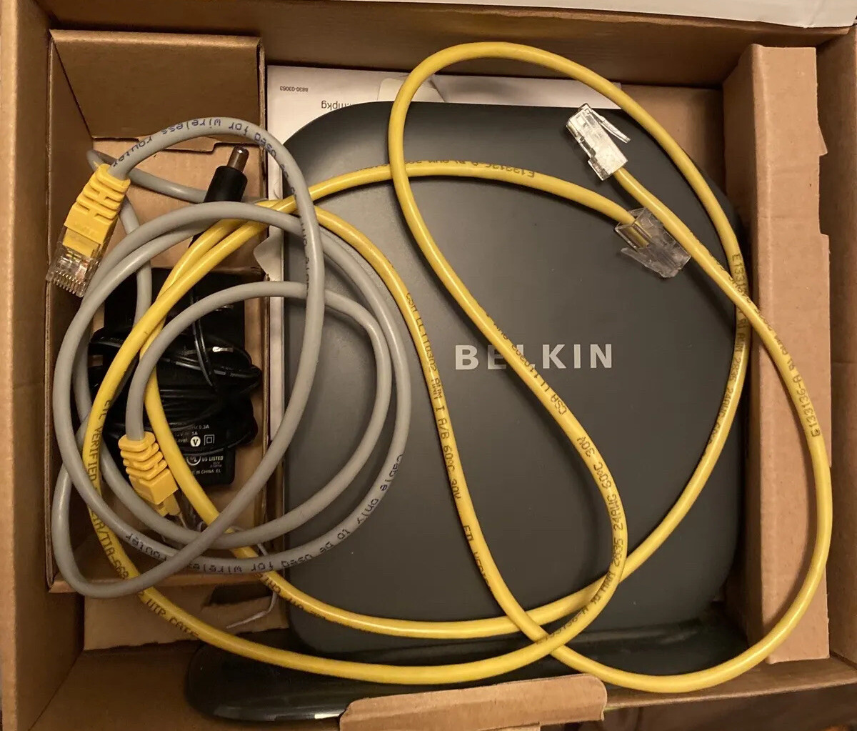 Belkin Router Share Max N300 Wireless Black 2 USB Ports For Wireless Printing