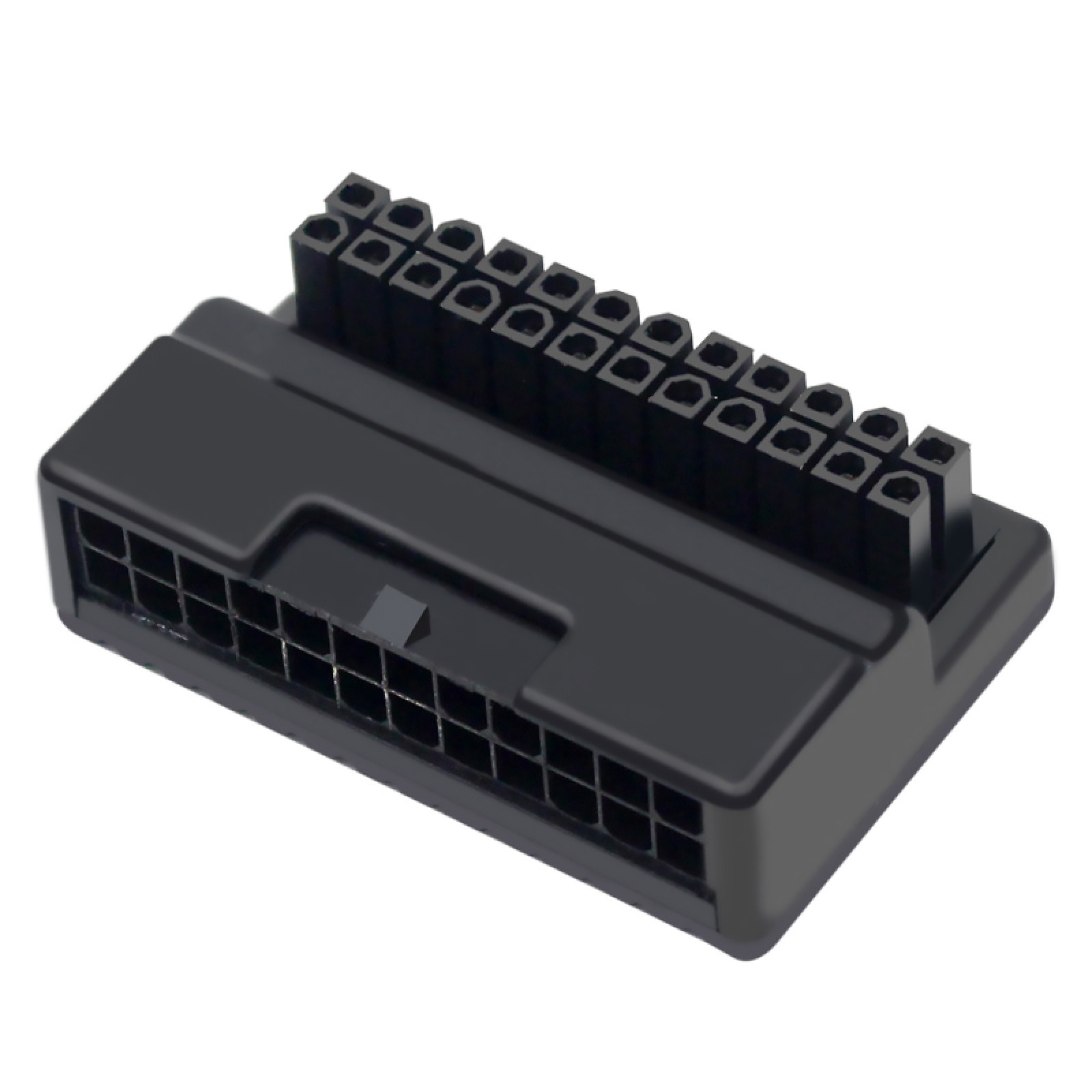 ATX Motherboard Female 24Pin to 24pin Male 90 Degree Power Adapter Mainboard n