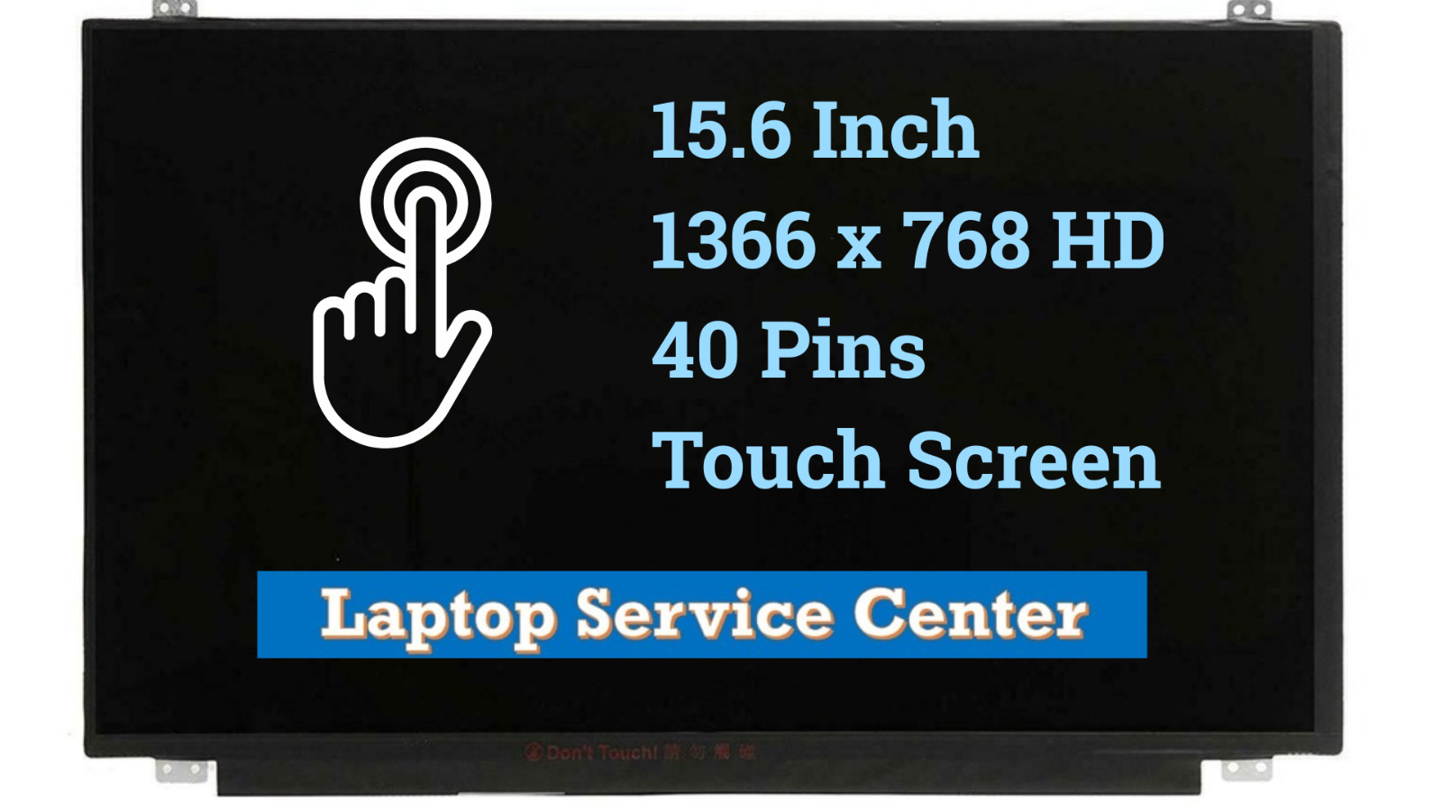 HP p/n 809612-008 LCD 15.6 HD BV WLED SVAeDPSlimTOP BA Touch LCD Screen 40pin