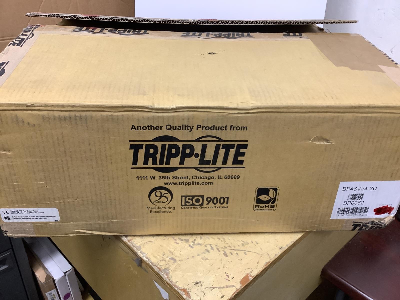 Tripp Lite Eaton External Rackmount Battery Pack 48V 2U For UPS BP48V24-2U