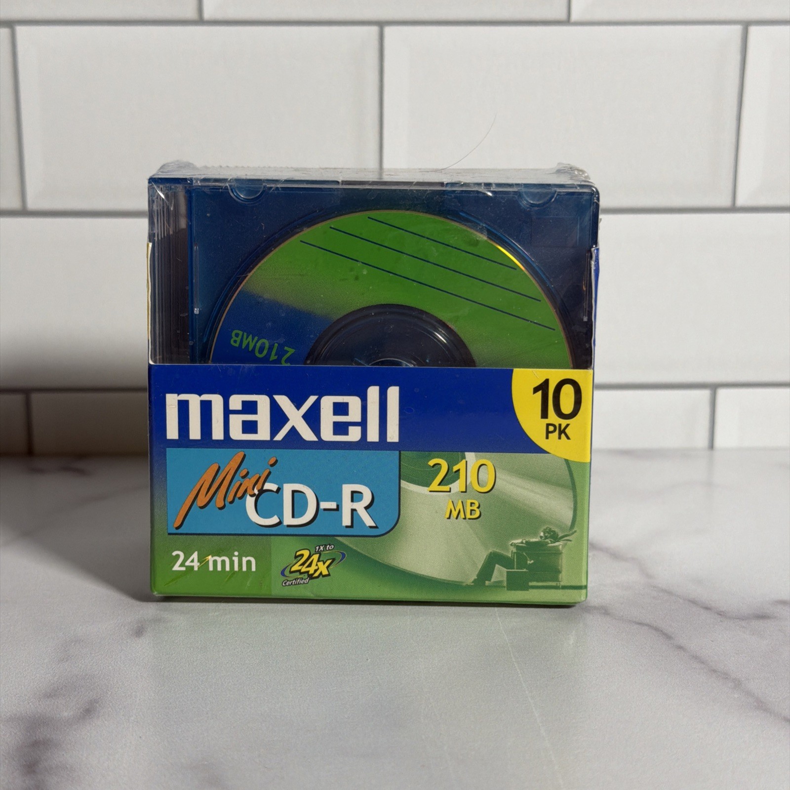 Maxell Mini CD-R Recordable Discs 10 Pack NOS Sealed New