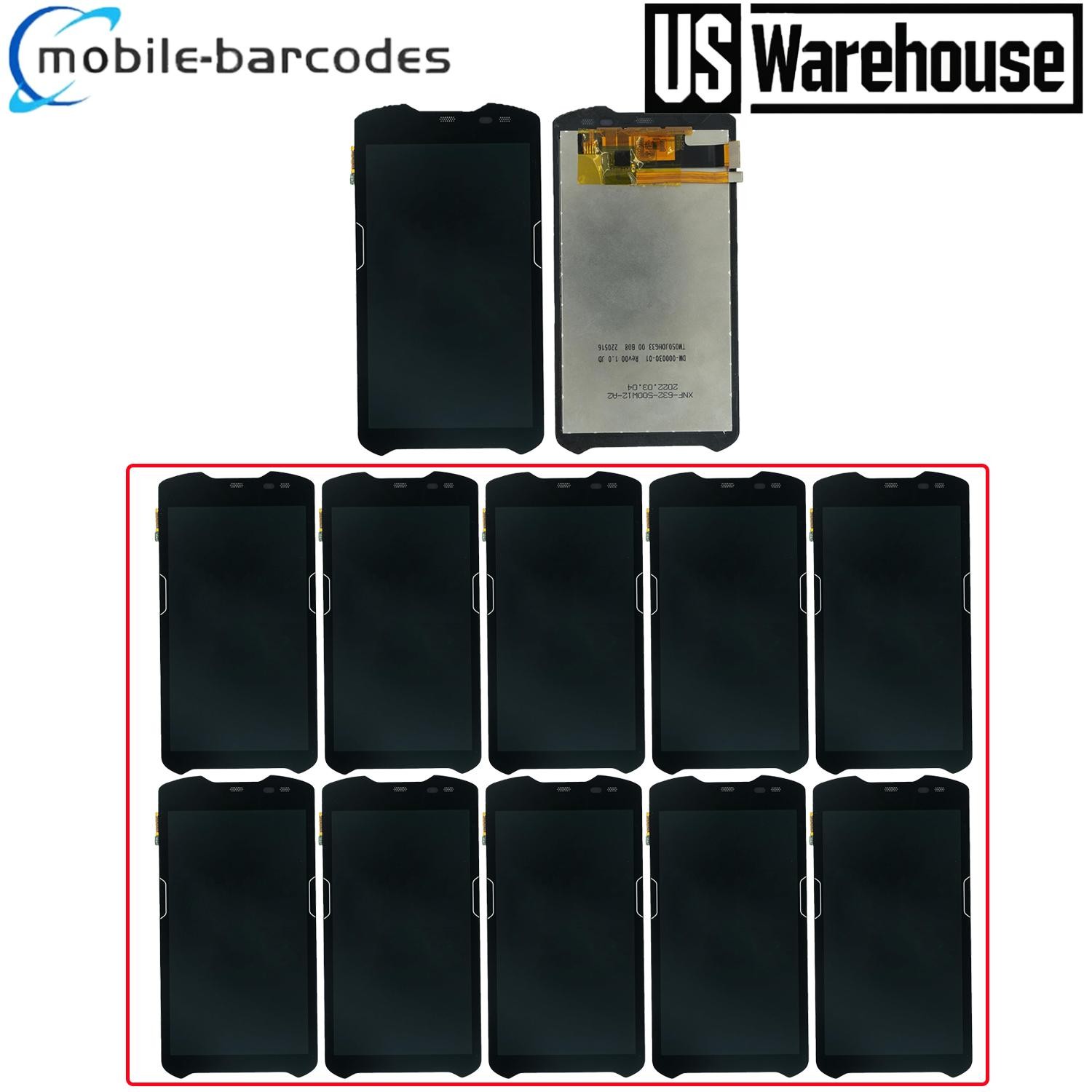 10PCS LCD Module with Touch Screen Replacement for Zebra TC51 TC510K TC56 TC56DJ