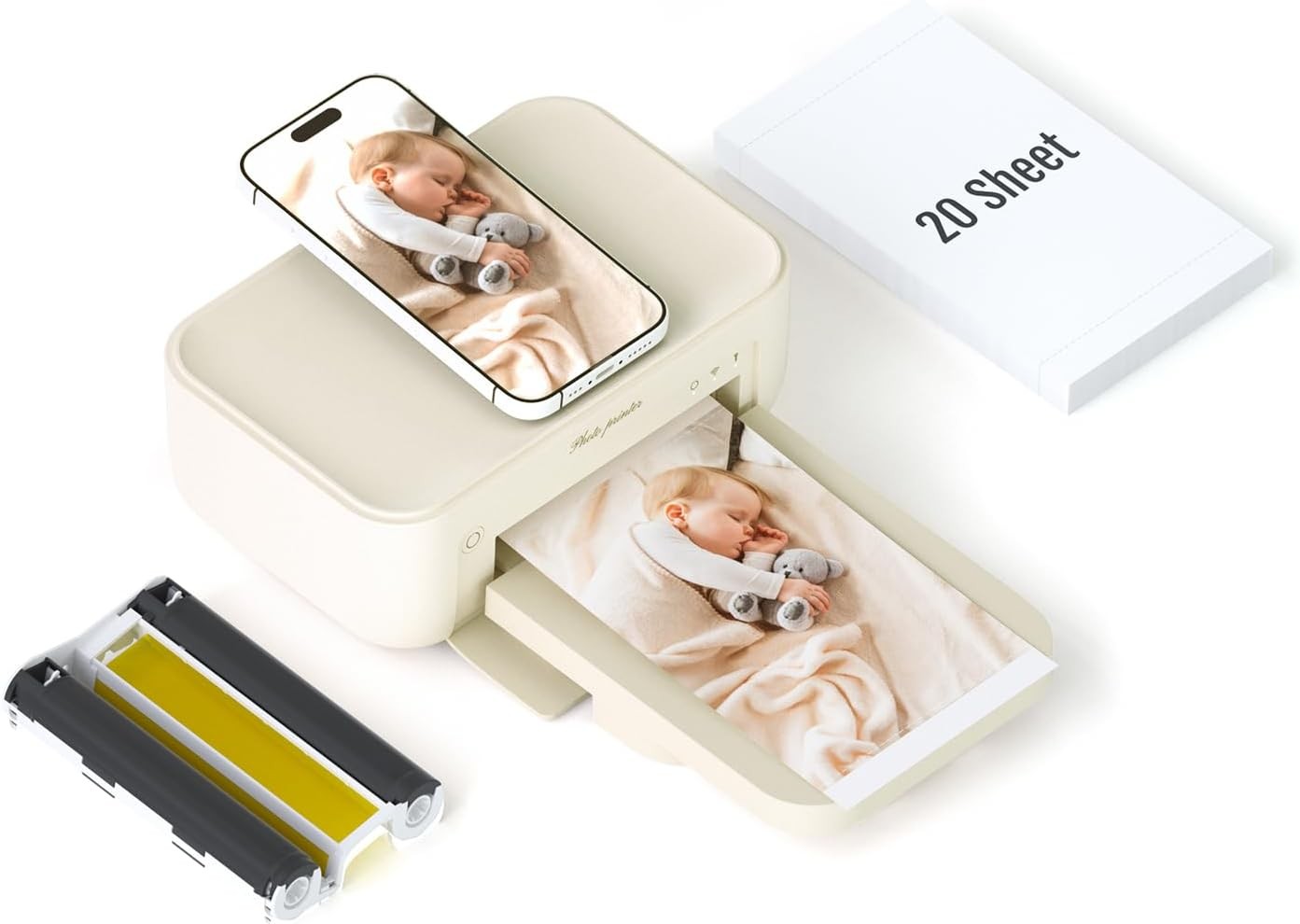 HPRT Portable Instant Mobil Photo Picture Printer 4x6 Wireless iPhone Andriod