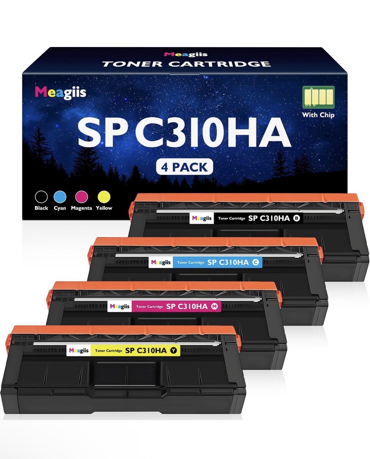 Toner Cartridge for Ricoh Aficio SP C310HA C231N C231SF C232DN C232SF C310 C320D