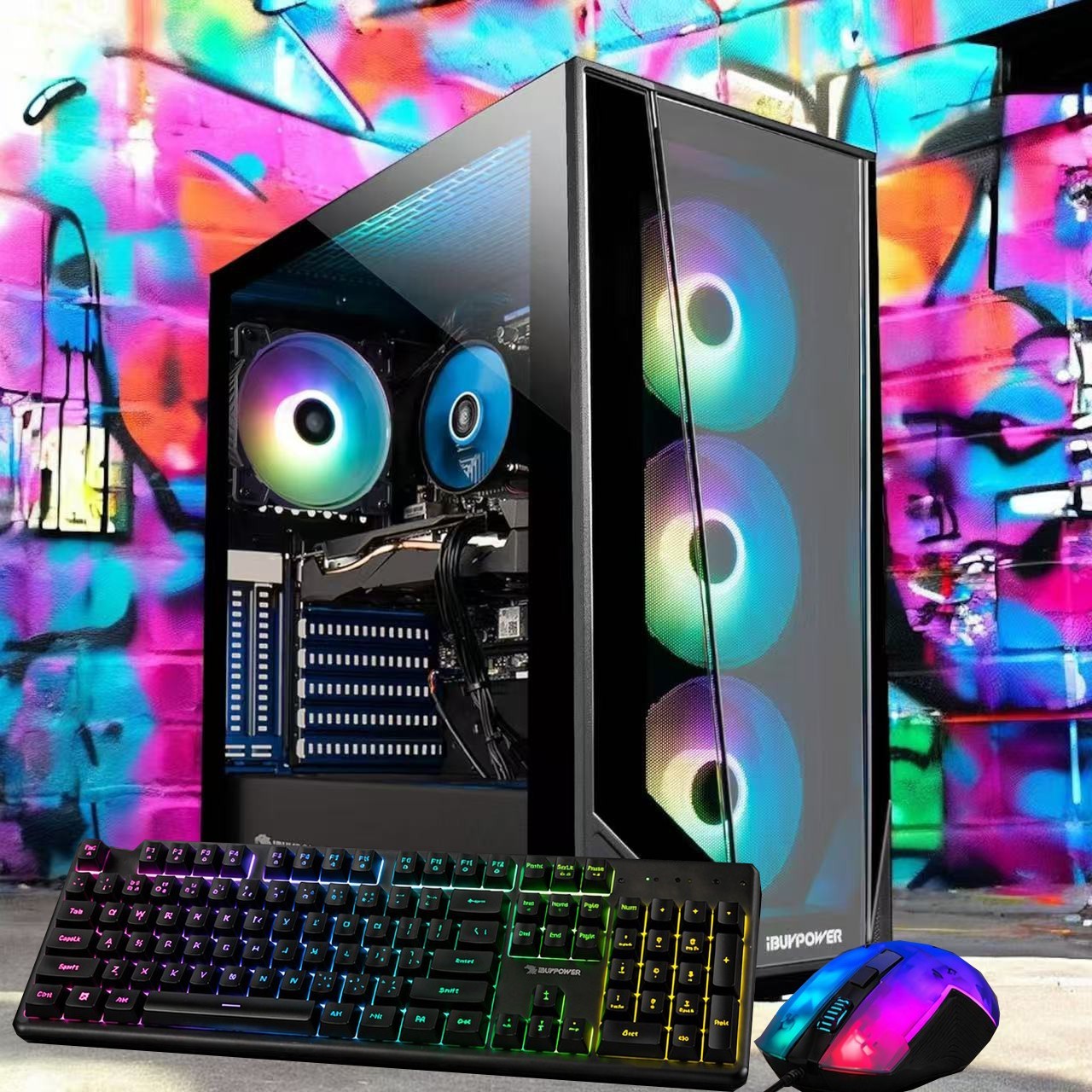 Custom Build ARGB Desktop i7 PC 32GB RAM 1TB SSD RTX 5060 Win11 GAMING Wifi