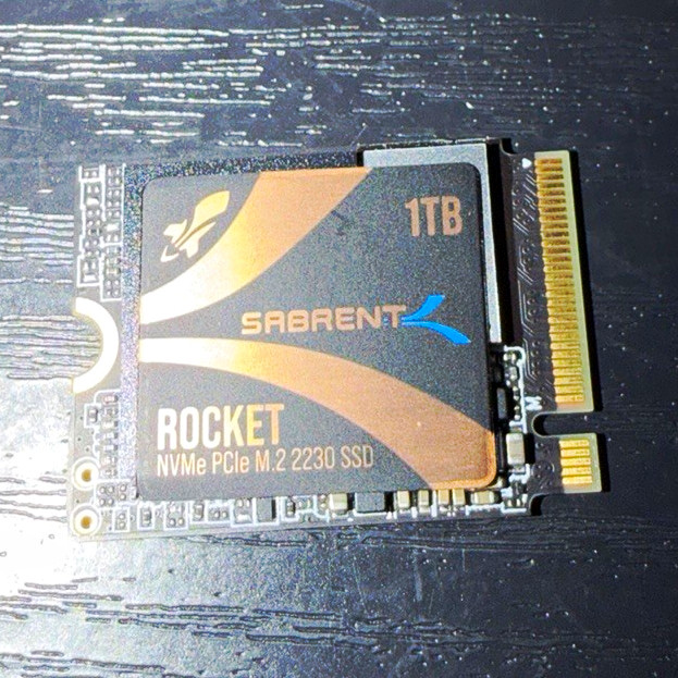 SABRENT Rocket 1TB M.2 2230 NVMe PCIe 4.0 x4 Internal SSD SB-2130-1TB 99% Health