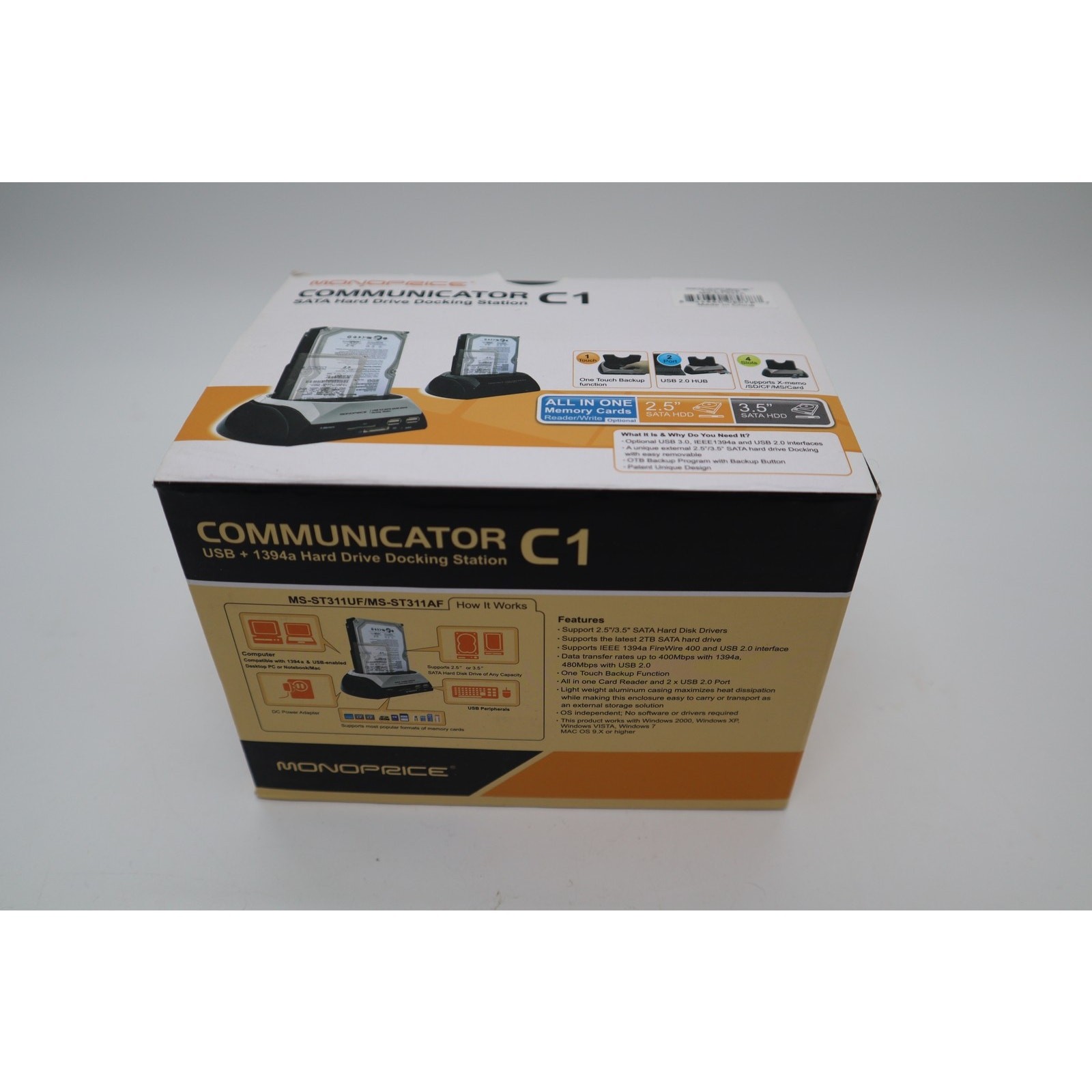 Monoprice Communicator C1 USB 3.0 SATA Hard Drive Docking Station MS-ST331A
