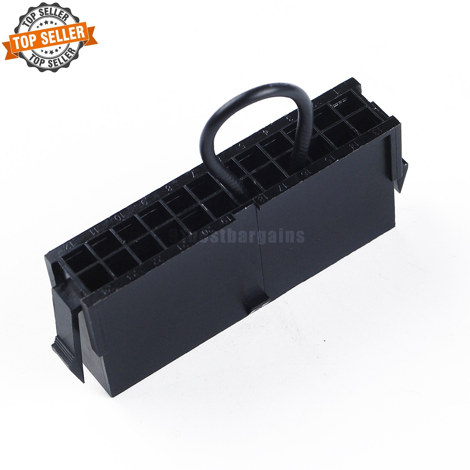 Black ATX Power Supply PSU Jumper Bridge Tool 24 Pin PSUBRIDGE24P Plastic 1pc