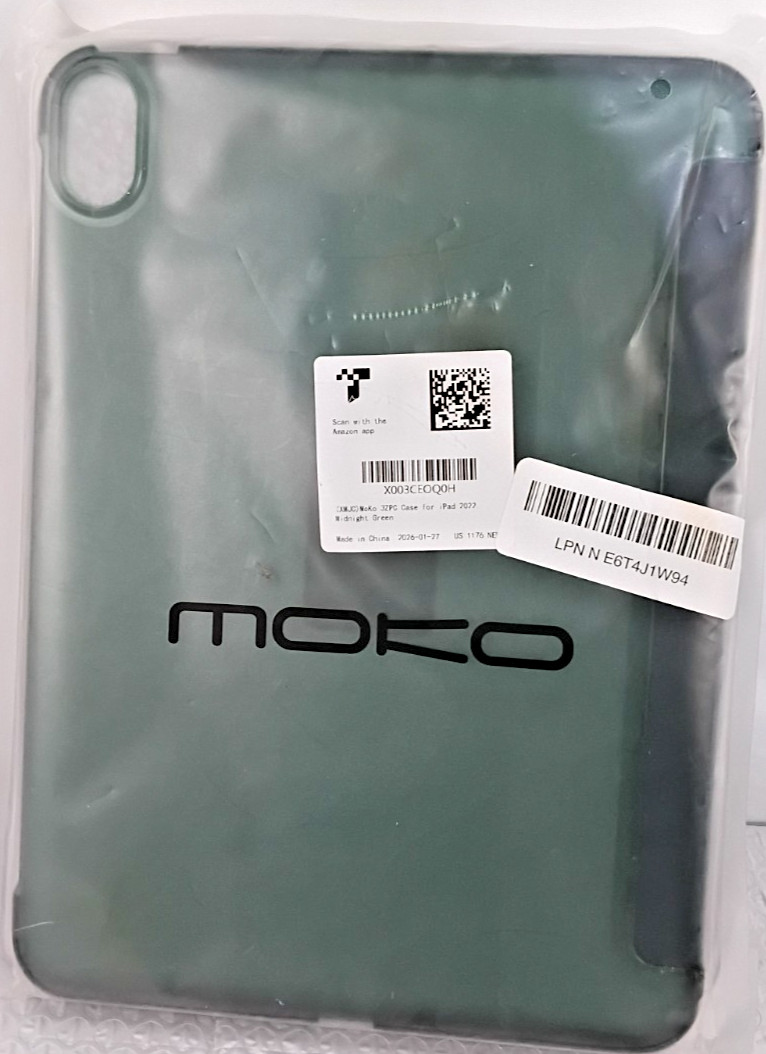 MoKo 3ZPC Case for iPad 2022. Midnight Green