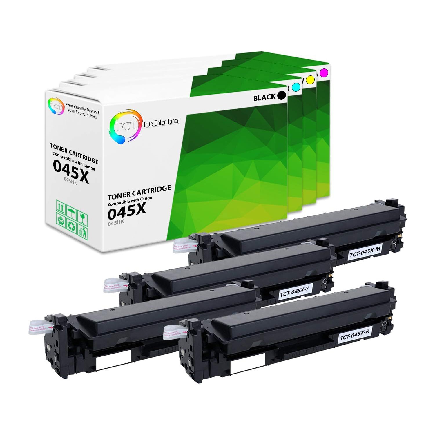 4Pk TCT 045H HY For Canon MF634cdw MF632cdw LBP612cdw Compatible Toner (BK C M Y