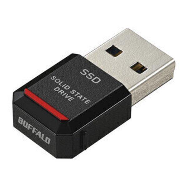 BUFFALO 250GB External Portable SSD USB 3.2 Gen2 SSD-PST250U3BA/D Japan