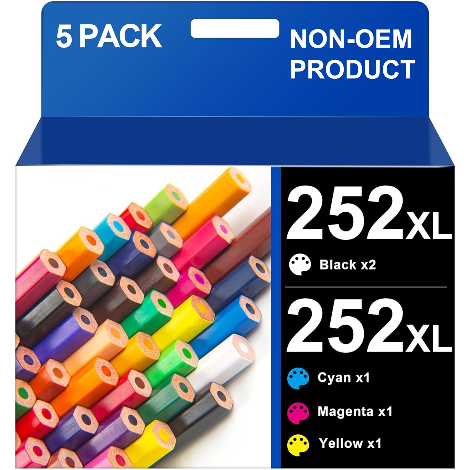 T252XL 252XL Ink Cartridges For Epson WorkForce WF-3640 WF-7710 WF-7620 WF-7720