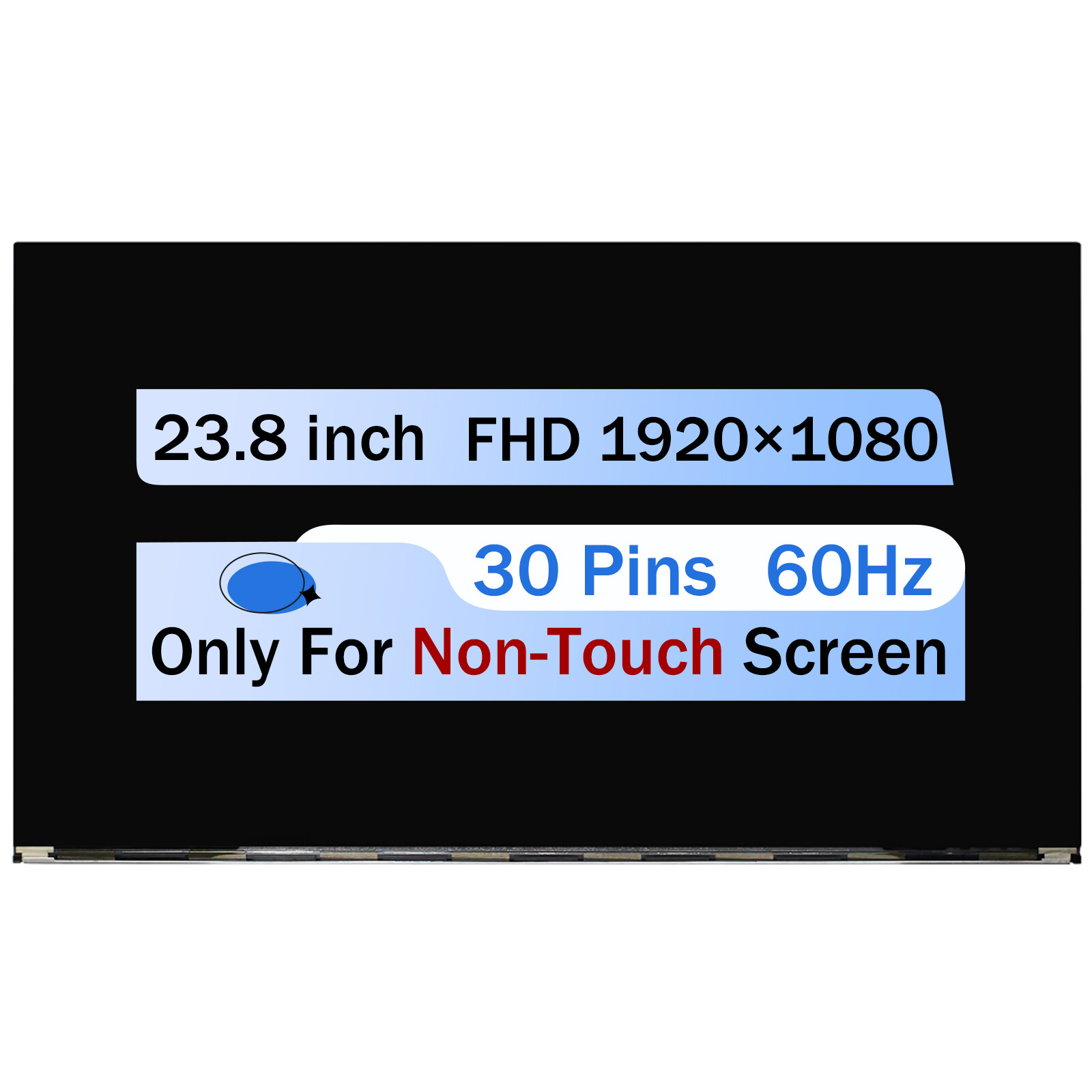 MV238FHM-N62 MV238FHM N62 23.8" FHD LCD Non-Touch Screen Replacement Display