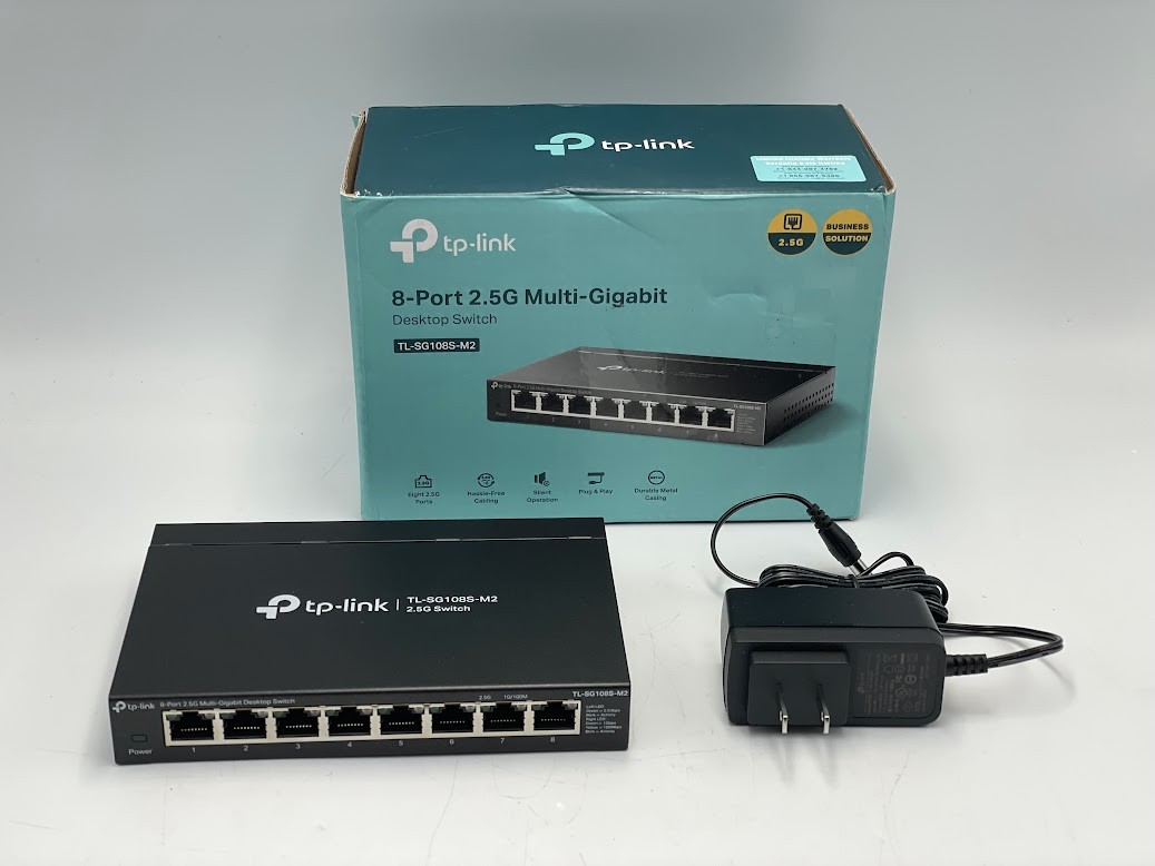 TP-Link TL-SG108S-M2, 8-Port Multi-Gigabit 2.5G Unmanaged Ethernet Switch