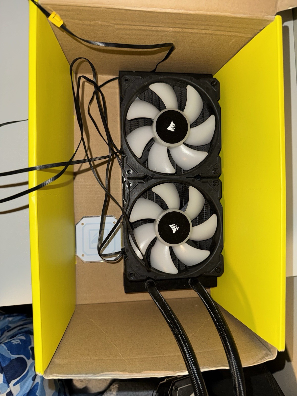 Corsair iCUE H100i RGB Pro XT 240mm AIO Liquid CPU Cooler - Used, Working
