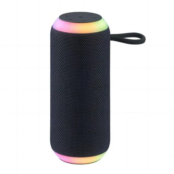 ONN Medium Rugged Water resistant Bluetooth Speaker with LED Lighting 100081916