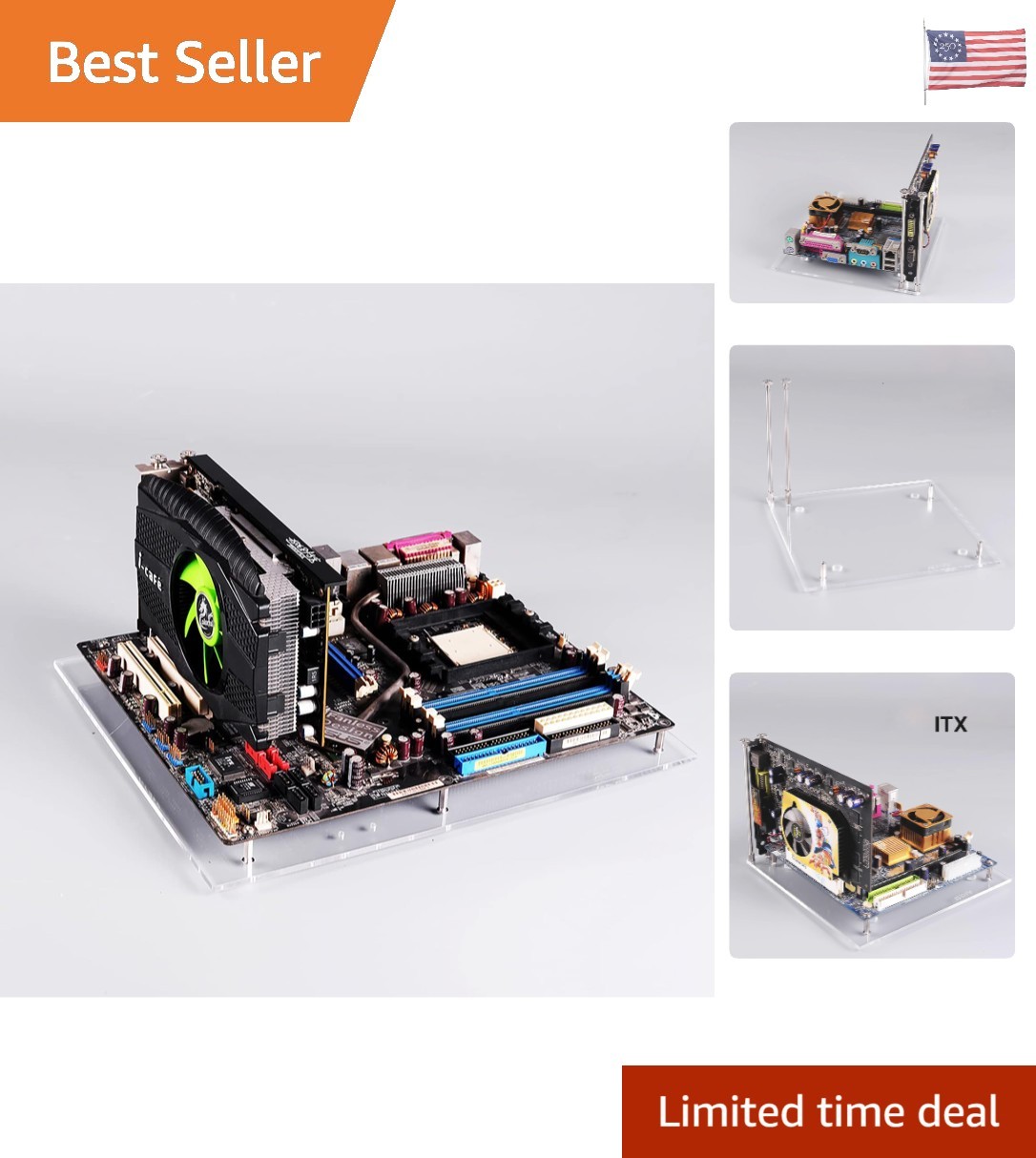 DIY Mini ITX Overclocking  Bench - Exceptional Cooling with Acrylic Design