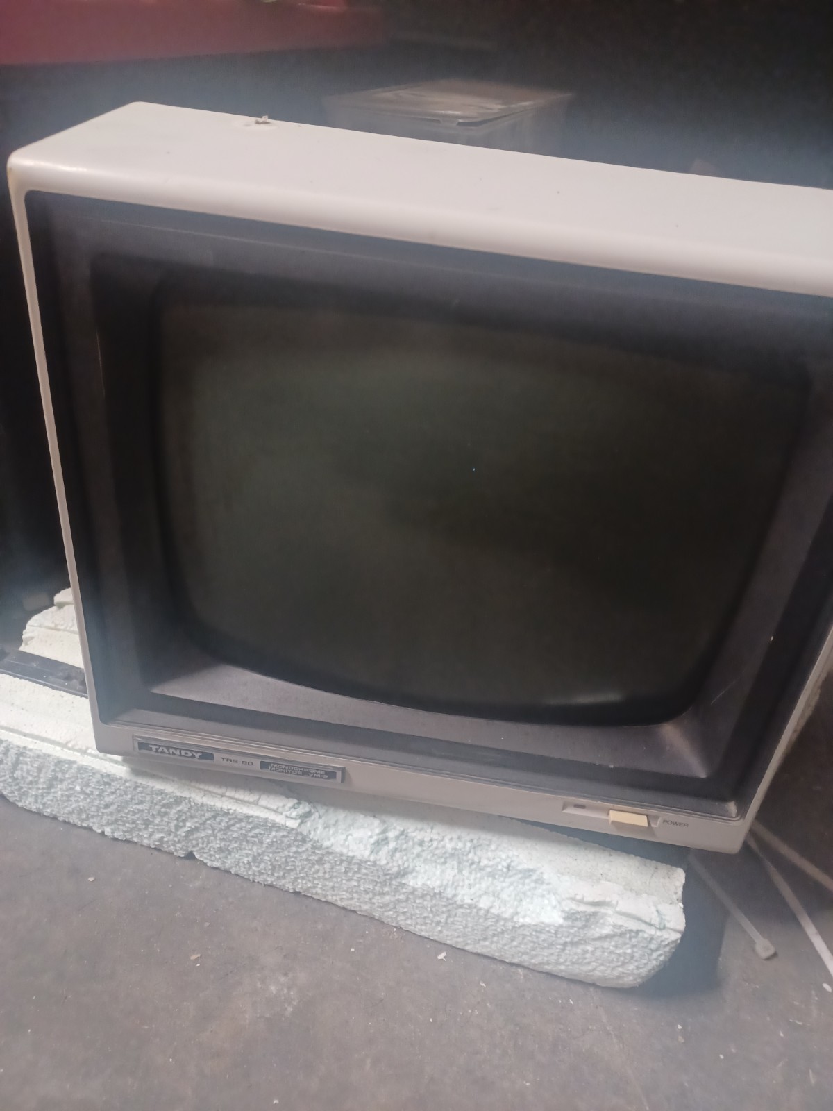 1984 Tandy Monochrome Monitor VM-2 Model No. 26-3211 Made In Japan Vintage