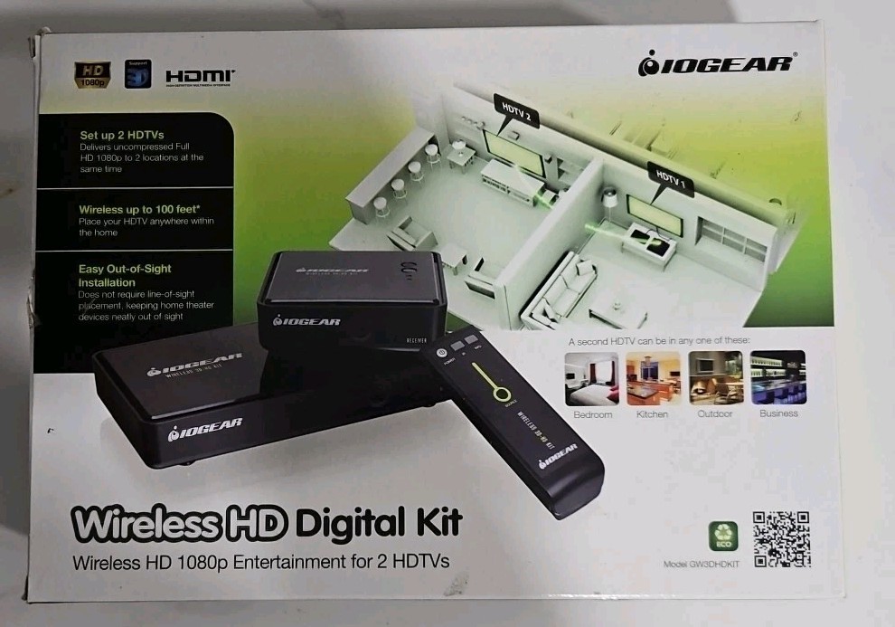 IOGEAR GW3DHDKIT Wireless 3D Digital Kit
