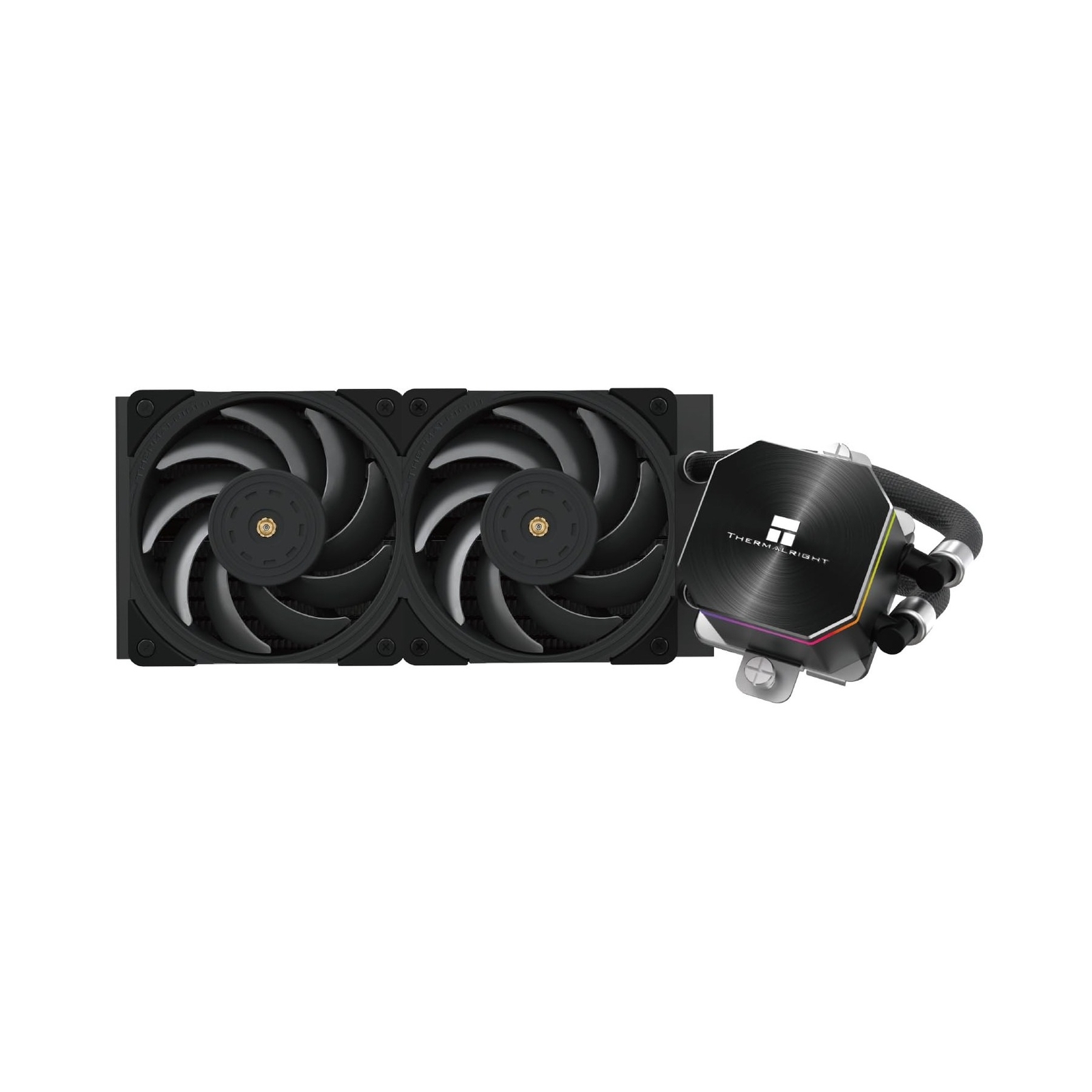 Thermalright Frozen Edge 240 Black CPU Water Cooler with PWM Fans, Pump Speed...